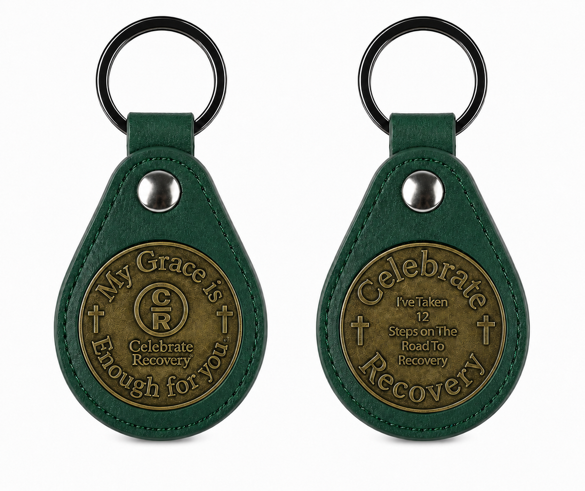 Victory Coin Holder Key Ring – Celebrate Recovery Store