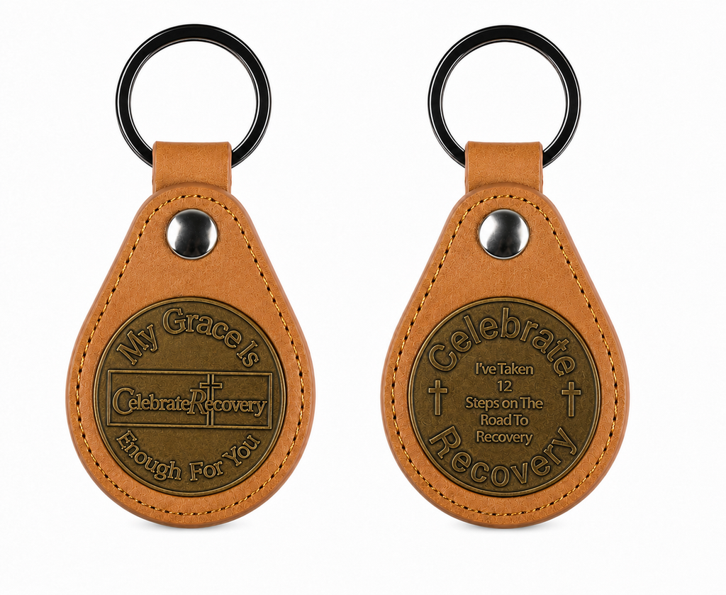 Victory Coin Holder Key Ring – Celebrate Recovery Store