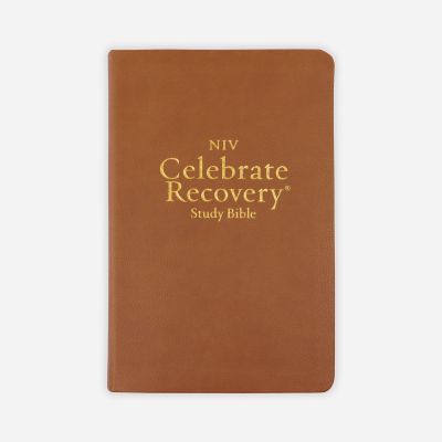 Imitation Leather Celebrate Recovery Study Bible NIV 9 pt font
