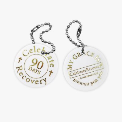 Celebrate Recovery Chip 90-Day - White