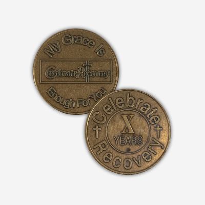 Celebrate Recovery Bronze Coin - 10 Year