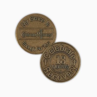 Celebrate Recovery Bronze Coin - 18 Month