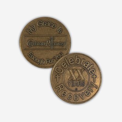 Celebrate Recovery Bronze Coin - 20 Year