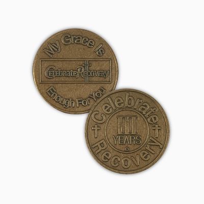 Celebrate Recovery Bronze Coin - 3 Year