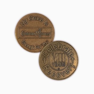 Celebrate Recovery Bronze Coin - 7 Year