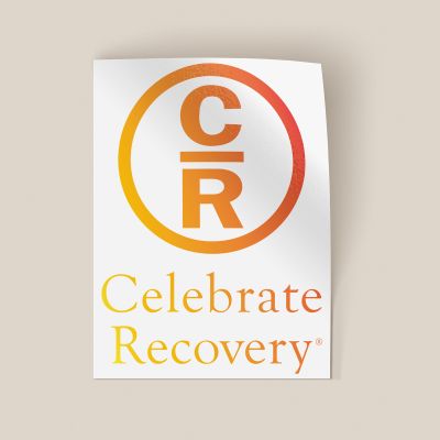 Celebrate Recovery Circle CR Sticker