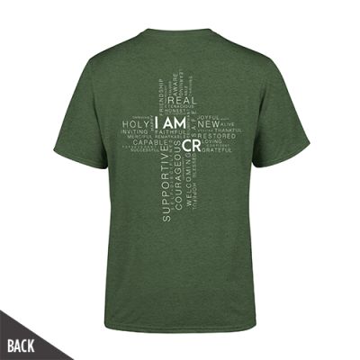 I Am CR Wordart Green T-Shirt