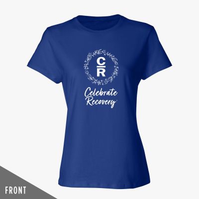 Rose Collection Royal Blue Women's T-Shirt