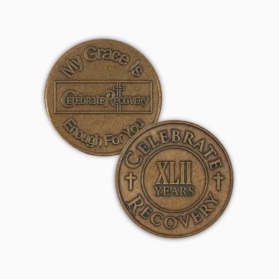 Celebrate Recovery Bronze Coin - 42 Year