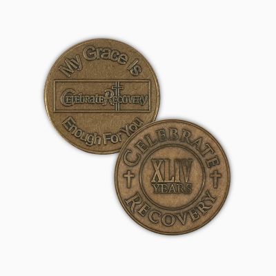 Celebrate Recovery Bronze Coin - 44 Year