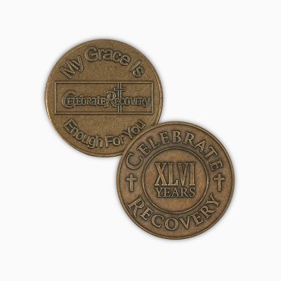 Celebrate Recovery Bronze Coin - 46 Year