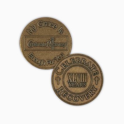 Celebrate Recovery Bronze Coin - 47 Year