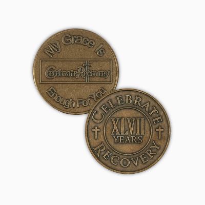 Celebrate Recovery Bronze Coin - 48 Year